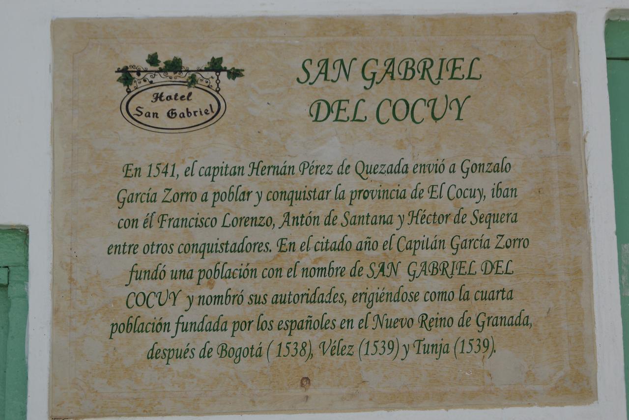 Hotel San Gabriel El Cocuy Buitenkant foto